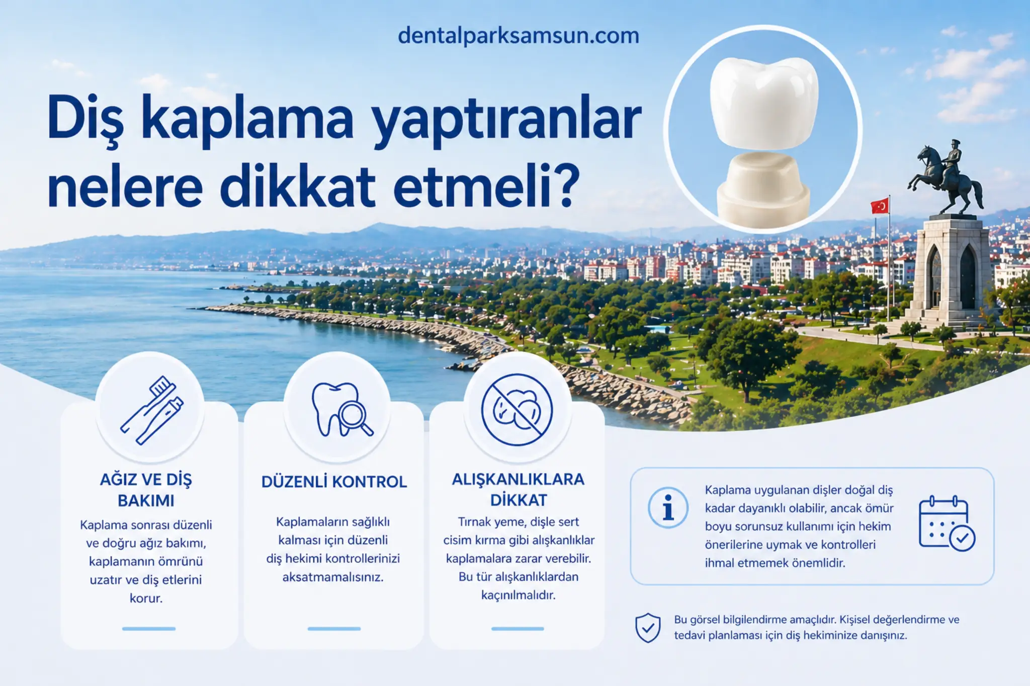 Bafra'da Diş kaplama yaptıranlar nelere dikkat etmeli ?