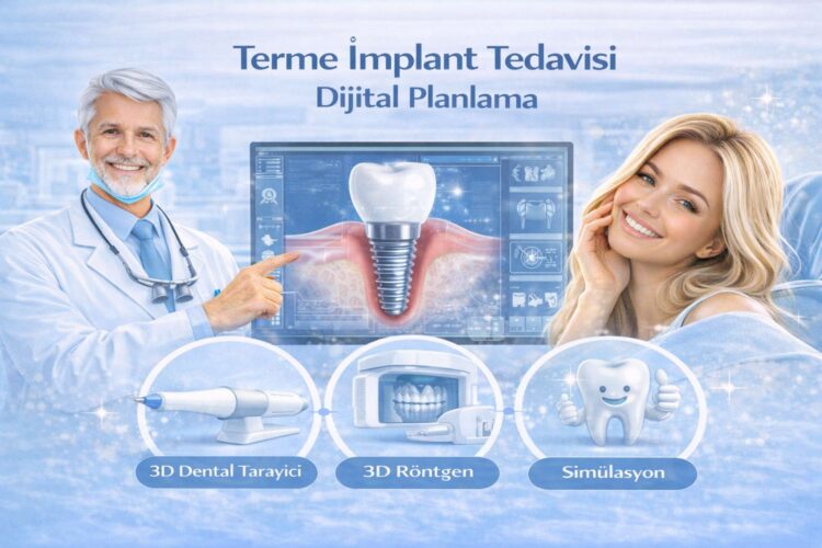 terme implant tedavisi dijital planlama