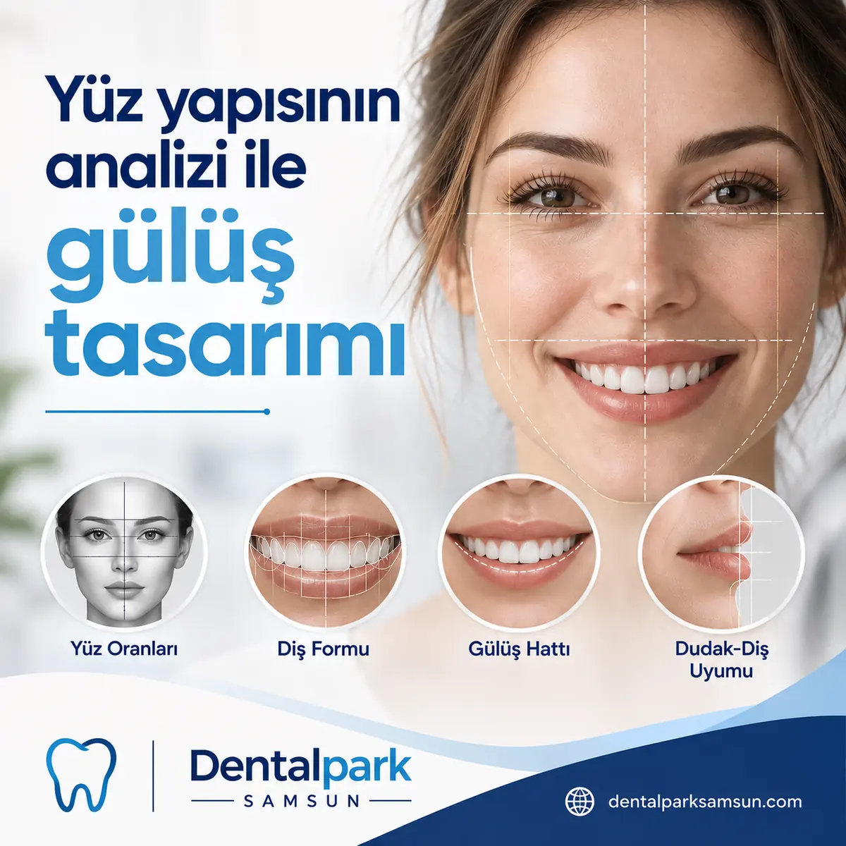 Samsun yüz yapısının analizi ile gülüş tasarımı
